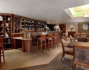 Hotel bar at DoubleTree By Hilton Bristol City Centre. 
 