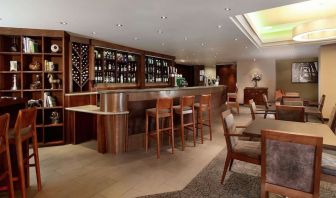 Hotel bar at DoubleTree By Hilton Bristol City Centre. 
 