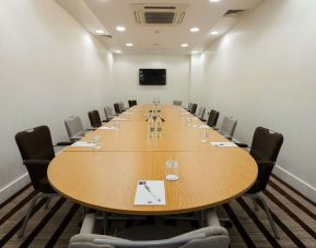 Professional meeting room at Hampton By Hilton London Gatwick Airport.