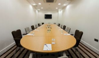 Professional meeting room at Hampton By Hilton London Gatwick Airport.