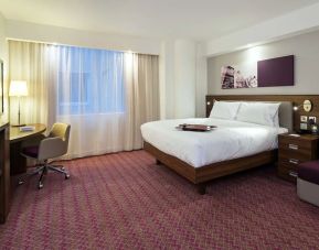 Spacious king room at Hampton By Hilton London Gatwick Airport.