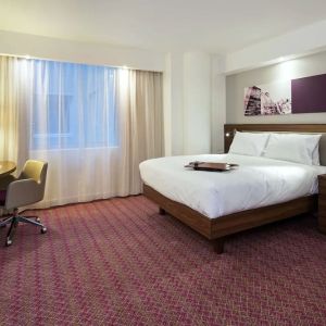 Spacious king room at Hampton By Hilton London Gatwick Airport.