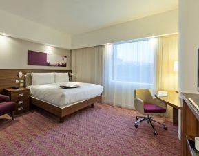 Comfortable day use room at Hampton By Hilton London Gatwick Airport.