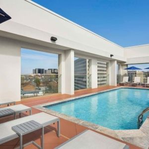 Outdoor pool at Hilton Garden Inn Nashville West End Avenue.