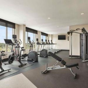 Fitness center at Hilton Garden Inn Nashville West End Avenue.