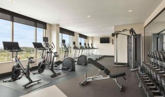 Fitness center at Hilton Garden Inn Nashville West End Avenue.