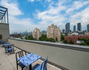 Rooftop seating at Fairfield Inn & Suites New York Brooklyn.