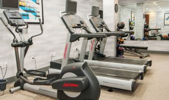 Fitness center at Fairfield Inn & Suites New York Brooklyn.