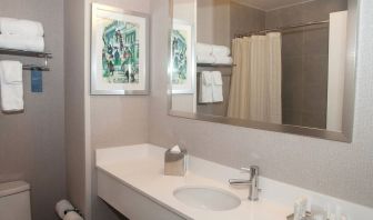 Day room with private bathroom at Fairfield Inn & Suites New York Brooklyn.