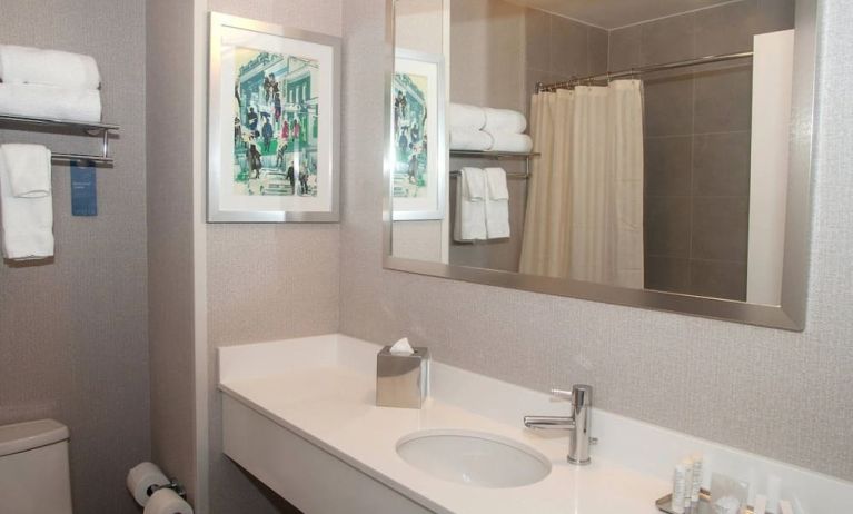 Day room with private bathroom at Fairfield Inn & Suites New York Brooklyn.