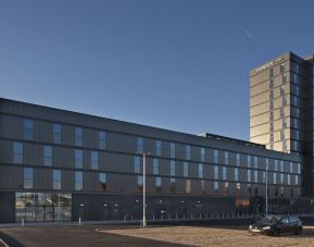 Hotel exterior at Hampton By Hilton Leeds City Centre.
 