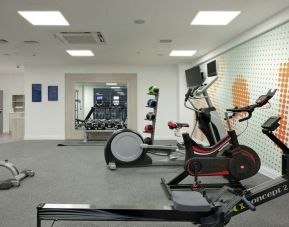 Fitness center available at Hampton By Hilton Leeds City Centre. 