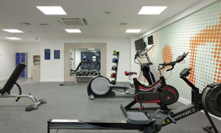 Fitness center available at Hampton By Hilton Leeds City Centre. 