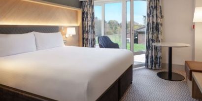 Day use room with natural light at Hilton Cobham.