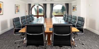 Professional meeting room at Hilton Cobham.