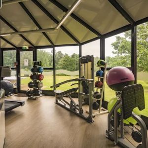 Fitness center available at Hilton Cobham. 