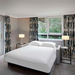 Day use room with natural light at Hilton Cobham.