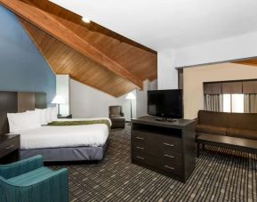 Day use room with TV at Baymont By Wyndham Pella.