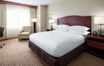 Spacious day use room with work desk at DoubleTree By Hilton Sunrise.