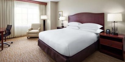 Spacious day use room with work desk at DoubleTree By Hilton Sunrise.