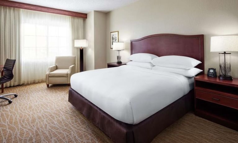 Spacious day use room with work desk at DoubleTree By Hilton Sunrise.