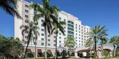 Hotel exterior at DoubleTree By Hilton Sunrise.