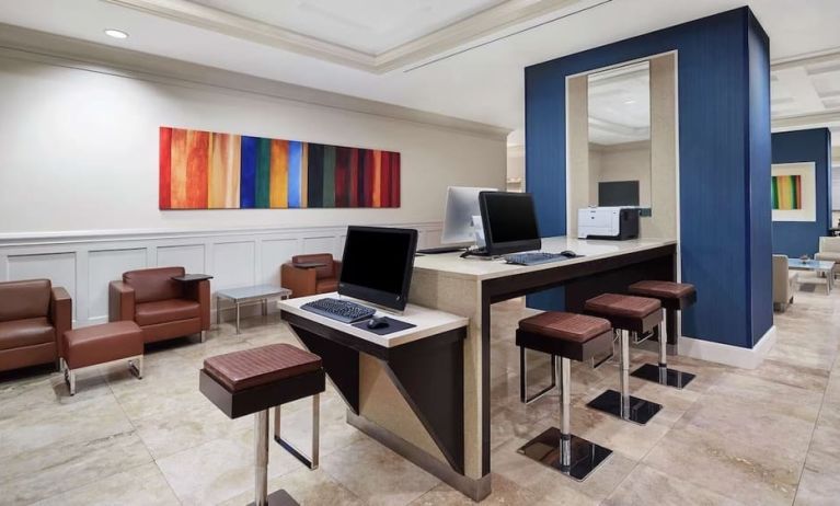 Business center available at DoubleTree By Hilton Sunrise.