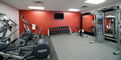 Fitness center available at DoubleTree By Hilton Sunrise.