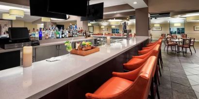 Hotel bar at DoubleTree By Hilton Sunrise.