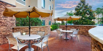 Outdoor seating available  at Fairfield Inn & Suites By Marriott Tallahassee Central.