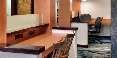 Business center available at Fairfield Inn & Suites By Marriott Tallahassee Central. 