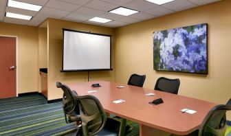 Professional meeting room at Fairfield Inn & Suites By Marriott Tallahassee Central.