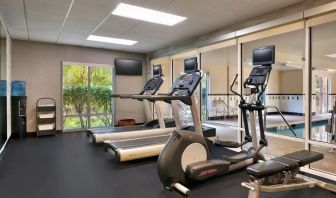 Fitness center available at Fairfield Inn & Suites By Marriott Tallahassee Central.