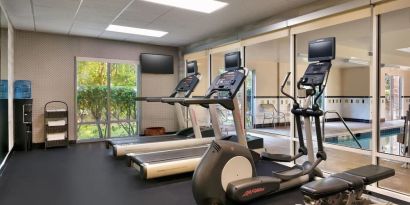 Fitness center available at Fairfield Inn & Suites By Marriott Tallahassee Central.