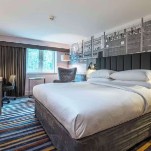 Spacious day use room with work desk at DoubleTree By Hilton Bristol South - Cadbury House.