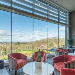 Lobby and coworking lounge at DoubleTree By Hilton Bristol South - Cadbury House.