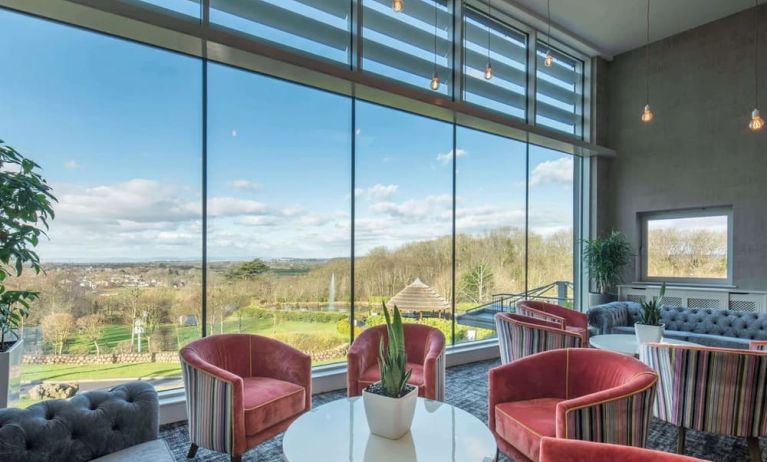 Lobby and coworking lounge at DoubleTree By Hilton Bristol South - Cadbury House.