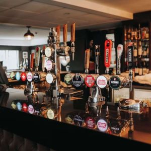 Hotel bar at DoubleTree By Hilton Bristol South - Cadbury House.