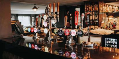 Hotel bar at DoubleTree By Hilton Bristol South - Cadbury House.