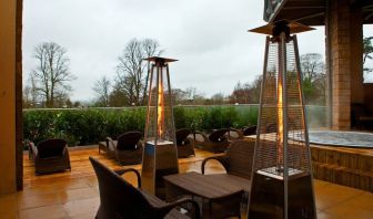 Sun deck at DoubleTree By Hilton Bristol South - Cadbury House.