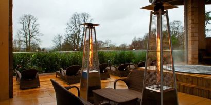 Sun deck at DoubleTree By Hilton Bristol South - Cadbury House.