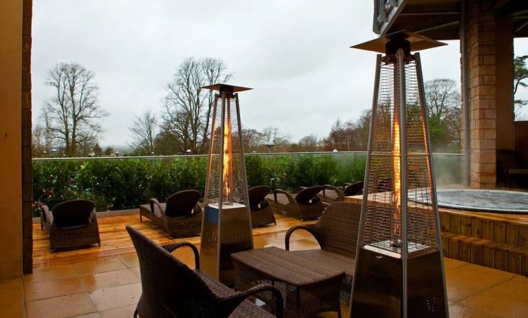 Sun deck at DoubleTree By Hilton Bristol South - Cadbury House.