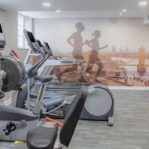 Fitness center available at DoubleTree by Hilton London Greenwich. 