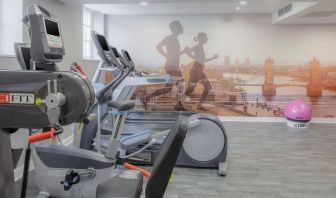 Fitness center available at DoubleTree by Hilton London Greenwich. 