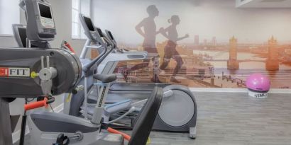 Fitness center available at DoubleTree by Hilton London Greenwich. 