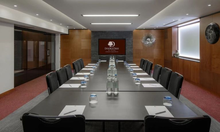 Professional meeting room at DoubleTree by Hilton London Greenwich.