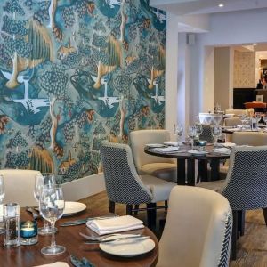 Elegant dining area at DoubleTree By Hilton York.