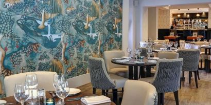 Elegant dining area at DoubleTree By Hilton York.