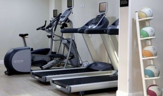 Fitness center available at DoubleTree By Hilton York.