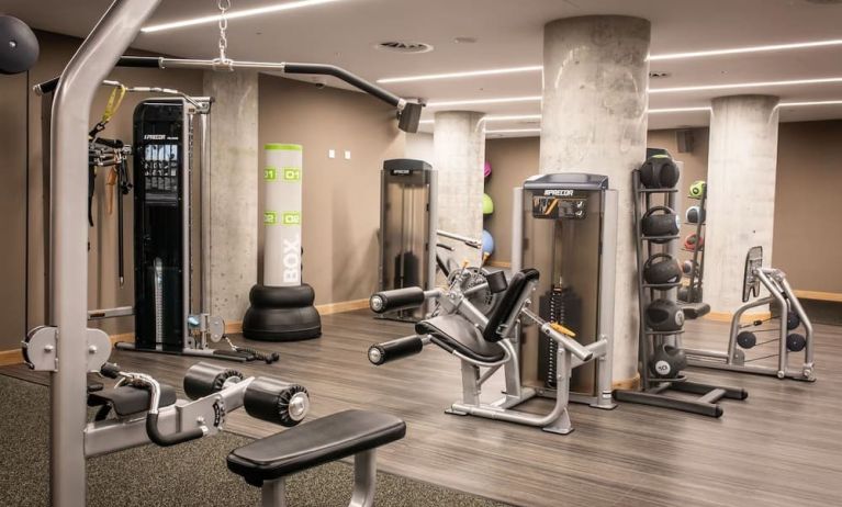 Fitness center available at Lincoln Plaza London, Curio Collection By Hilton. 